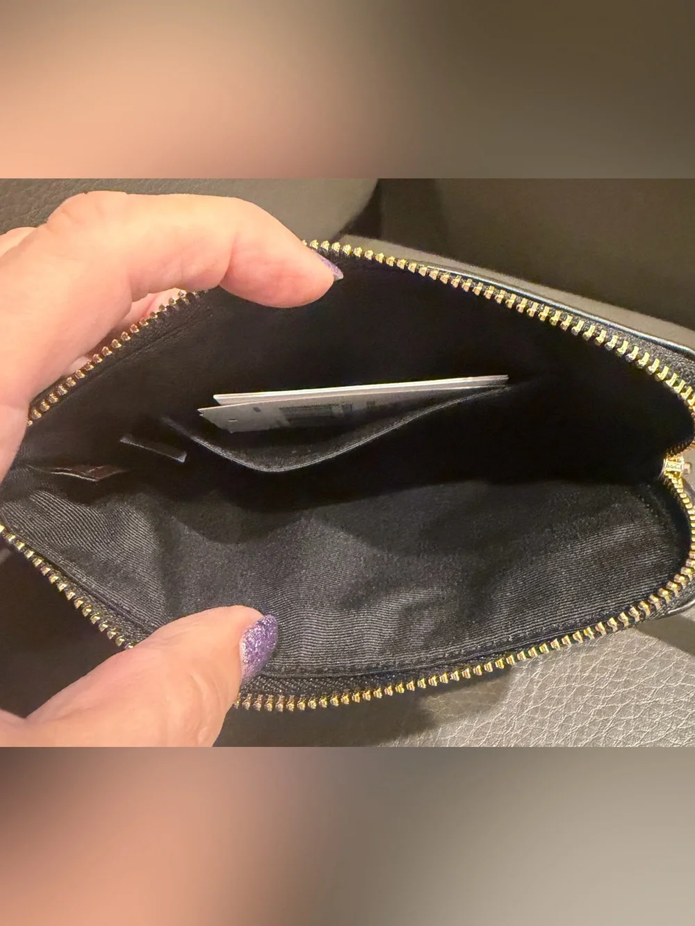 Coach Signature Corner Zip Wristlet